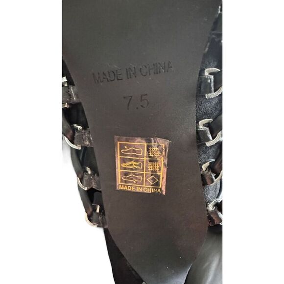 Fashion Nova Wrap Around Catalina Booties Boots - Size 7.5  ***Item: B3 - Picture 7 of 7